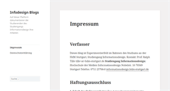 Desktop Screenshot of idblog.hdm-stuttgart.de