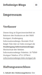 Mobile Screenshot of idblog.hdm-stuttgart.de